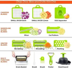 22pc Multipurpose Veggie Cutter