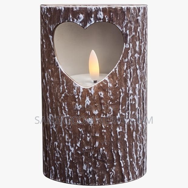 Ginger Ray Natural Wood Glass With Heart