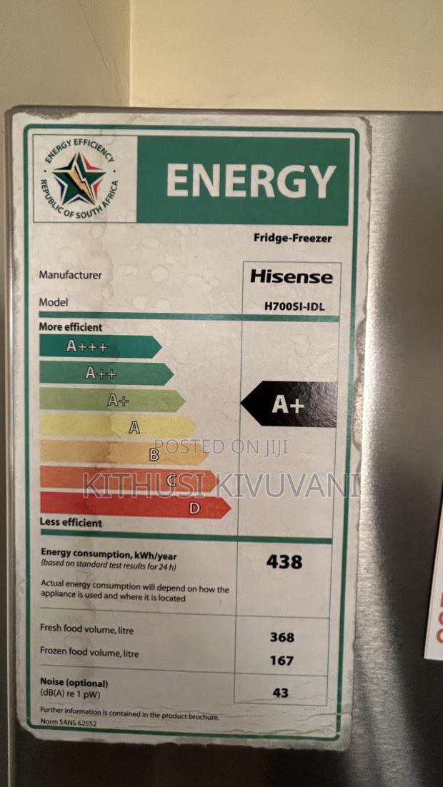 Hisense Side by Side Fridge - thumbnail 6