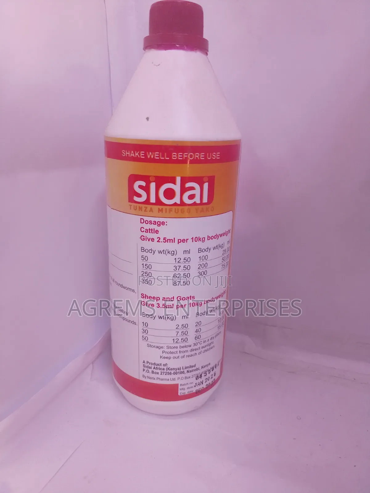 Sidai Levamisole 3%