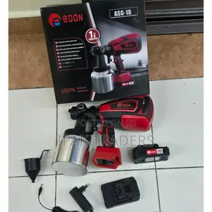 Edon Cordless Spraygun 
2 Batteries 
Charger 
18v Battery 
 at 5000