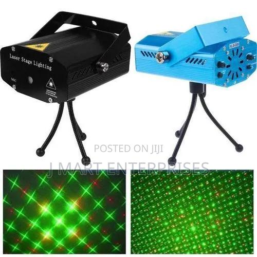 Laser Mini Disco Lights Projector Stage Lighting Sound Synchronization - main view
