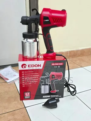 Now Available Edon 400w Electric Spray Gun Metallic Tank 800ml
