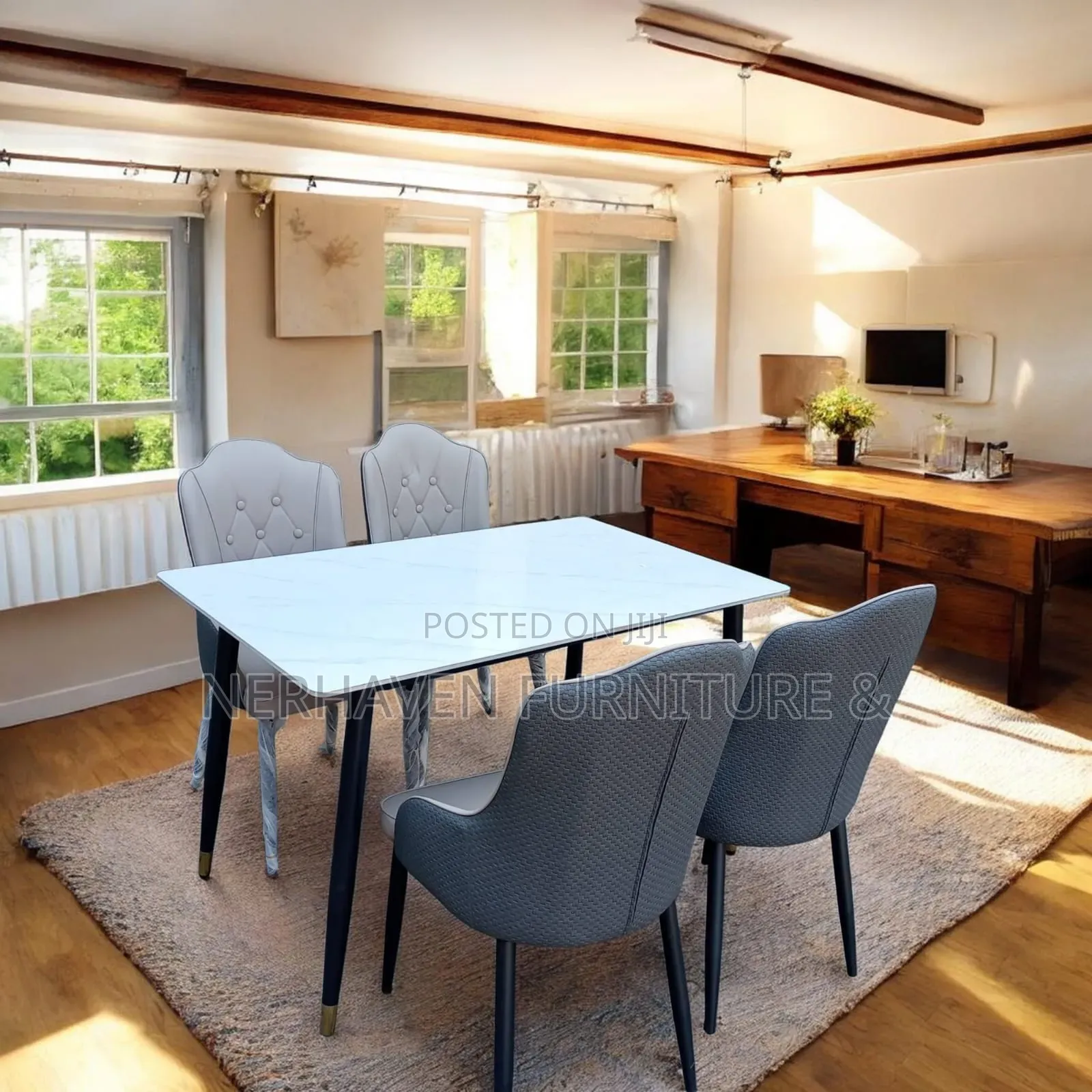 4-Seater Dining Set – Comfortable and Stylish Home Dining Furniture