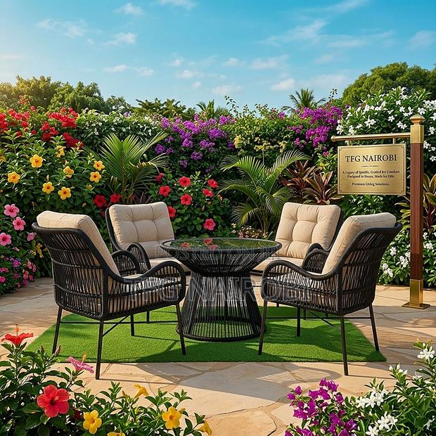 Executive Bgr400 Amboseli 4-Seater Patio Dining Set – Luxury Rattan