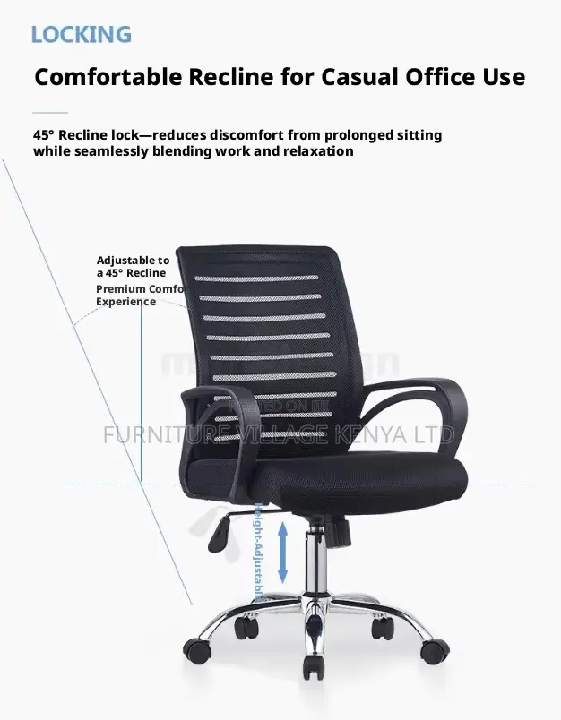 Adjustable Strong Mesh Arm Desk Chair