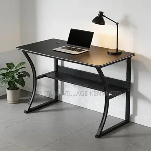 Generic Home Office Writing Desk With a Bookshelf