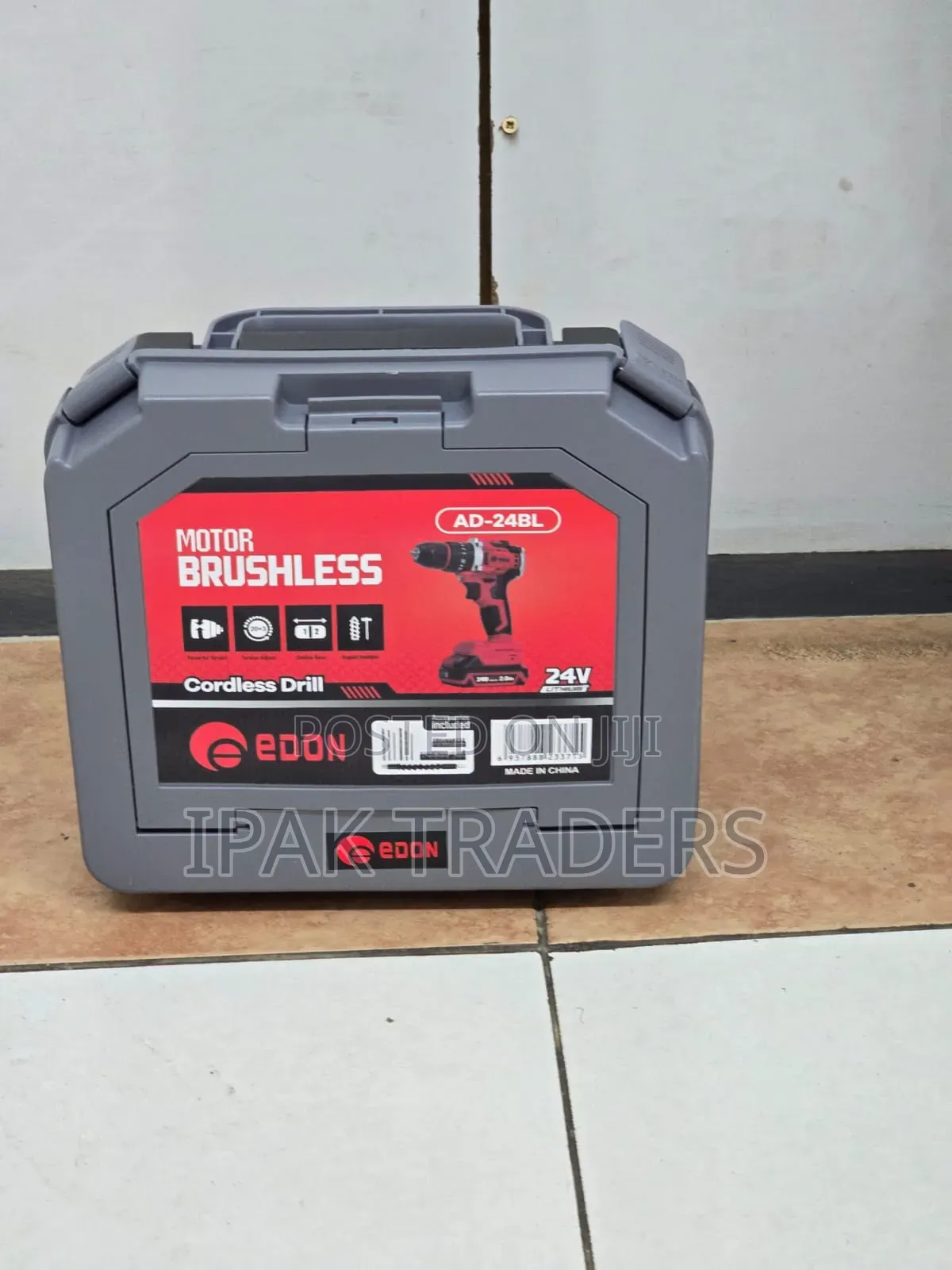 Now in Stock 
24v Edon Brushless Drill With Hammer Fuction