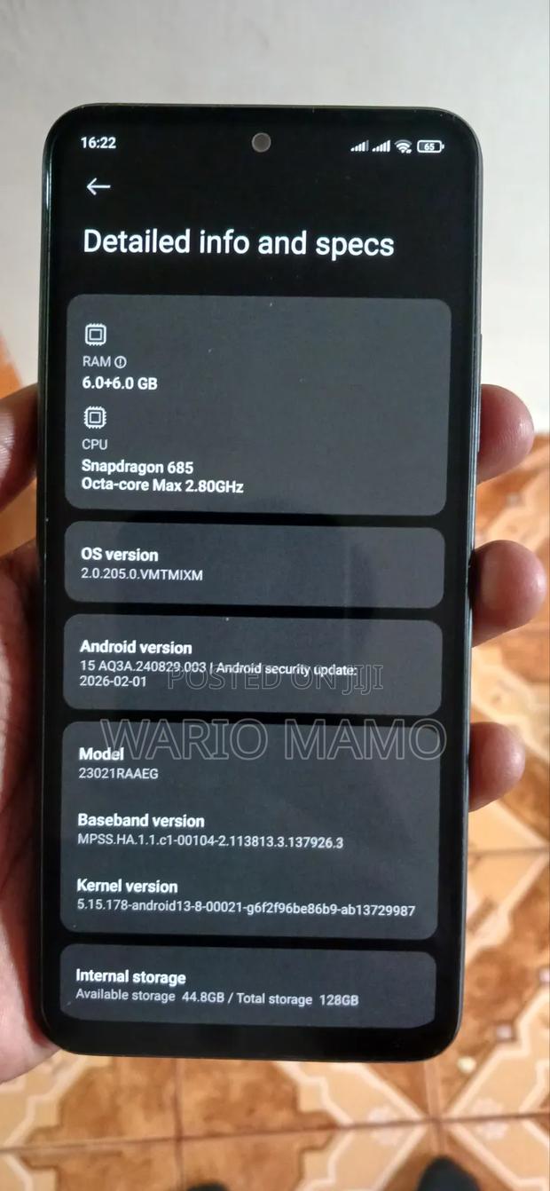 Xiaomi Redmi Note 12 128 GB Blue - thumbnail 3