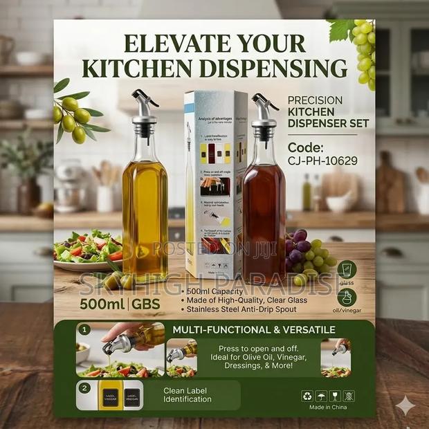 Glass Oil Dispenser 250ml