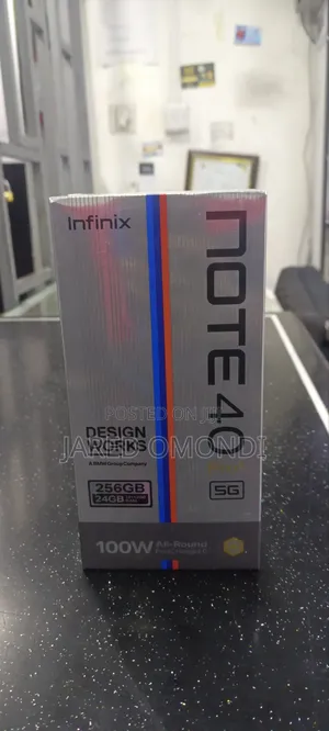 New Infinix Note 40 Pro Plus 5G 256 GB Gray