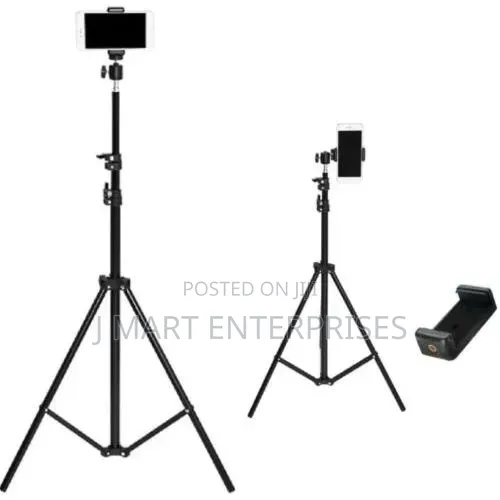 2m Tripod Stand With Phone Holder