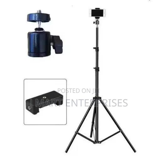 2m Tripod Stand With Phone Holder - thumbnail 2