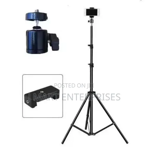 2m Tripod Stand With Phone Holder