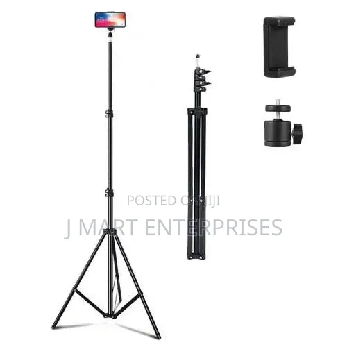 2m Tripod Stand With Phone Holder