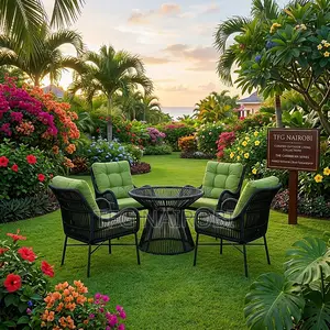 Executive Bgn400 Amboseli 4-Seater Patio Set – Nature Green Edition