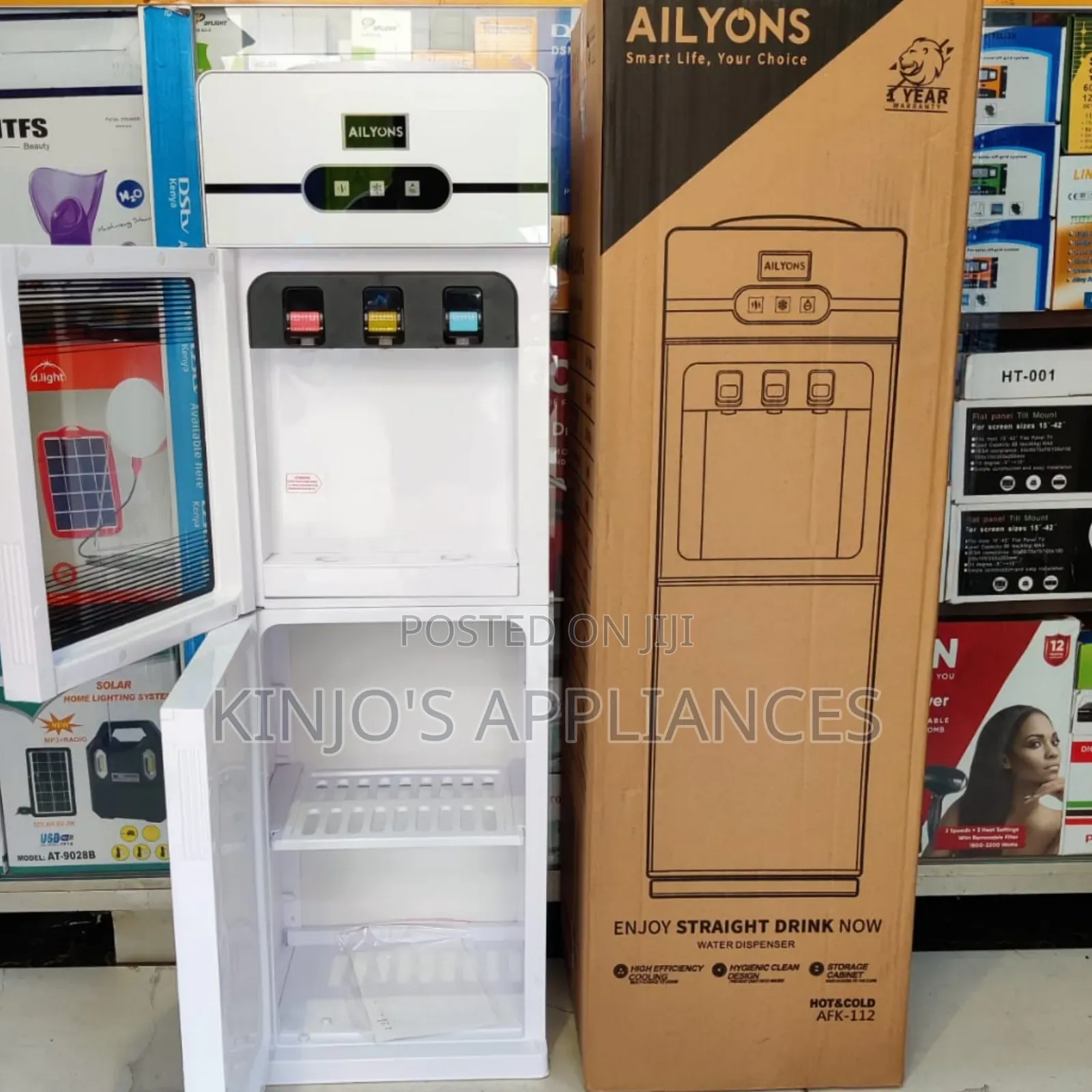 Ailyons 3taps Water Dispenser, Hot, Normal and Cold Available at 5899
