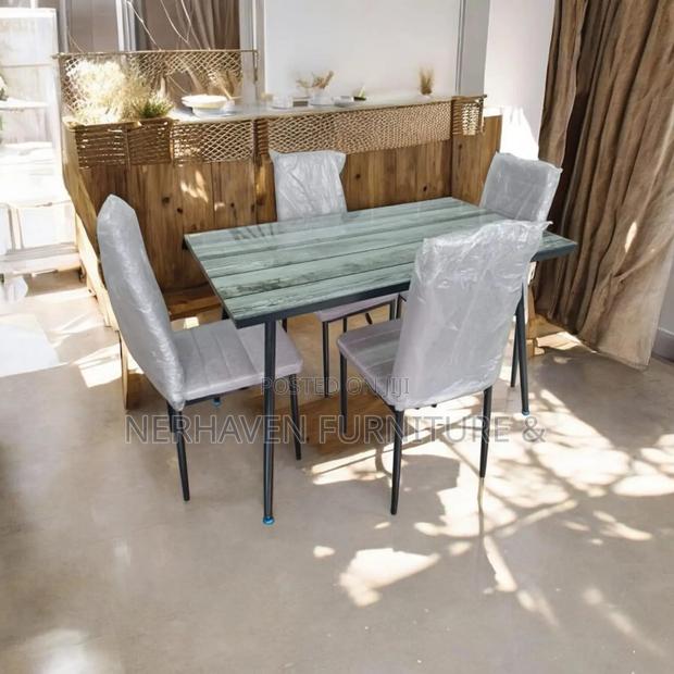 4-Seater Dining Set – Modern Stylish Dining Table and Chairs