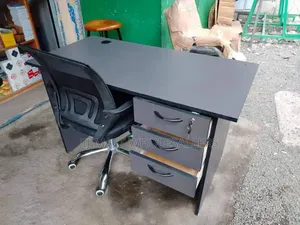 1metre Office Desk With Office Chair Available in Different Colours