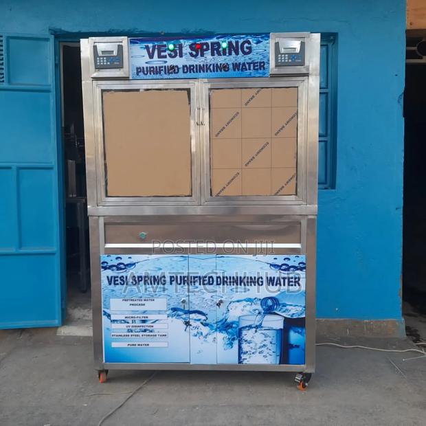 Double Water Vending Cabinet/Refilling Station Machine