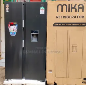 Mika Fridge 595litres Side by Side No Frost With Dispenser Stylish