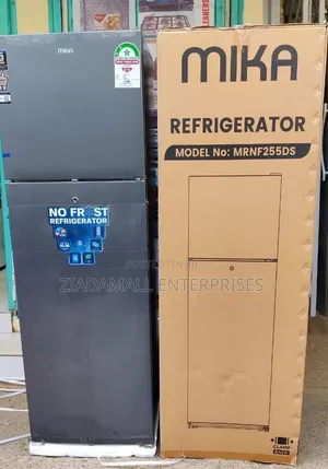 Mika 255litres Double Door Fridge No Frost Stylish Design