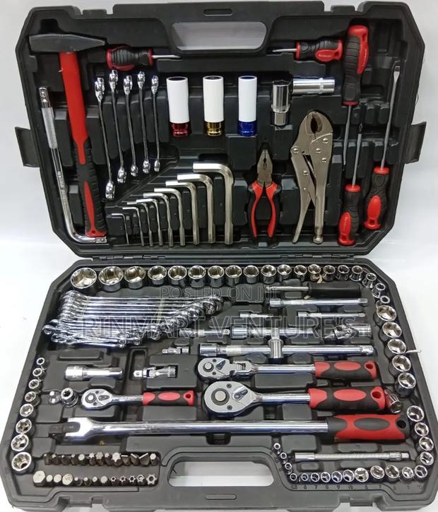 142-Piece Mechanic Socket Tool Kit Set
