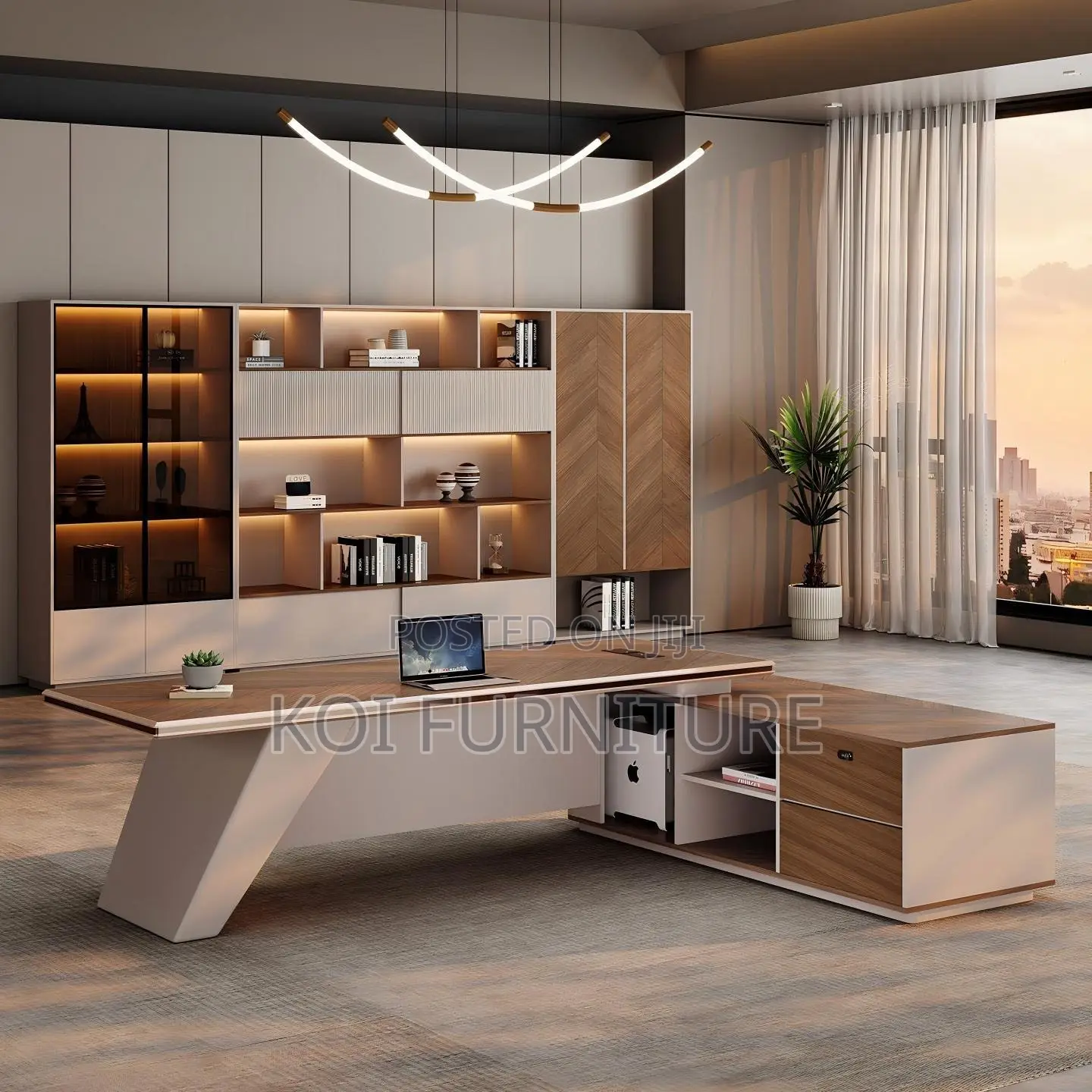 Office Desk 1.8 Meters Executive L Shaped Office Desk