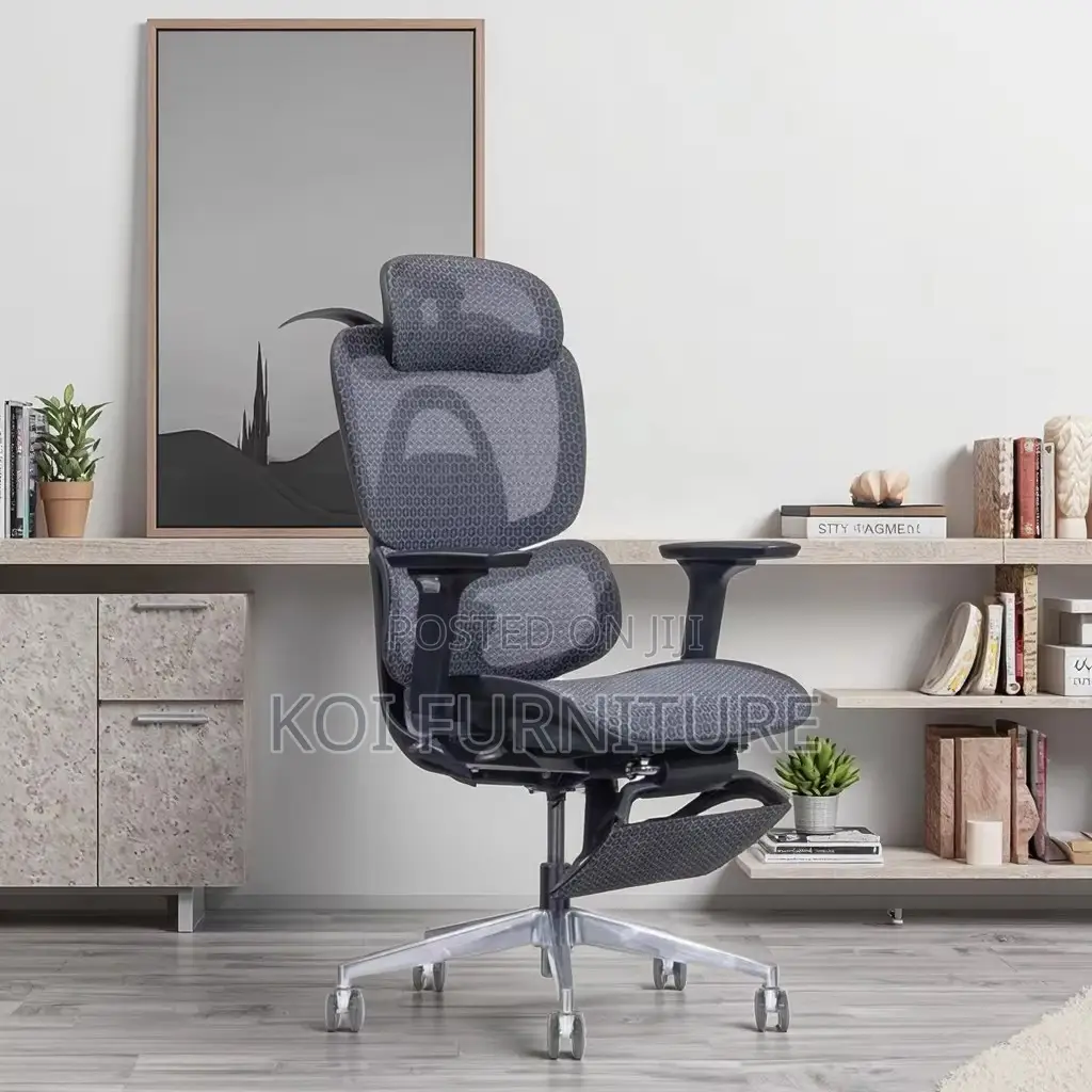 Office Chairs; Mesh Fabric Ergonomic Orthopedic Executive Foot Chairs