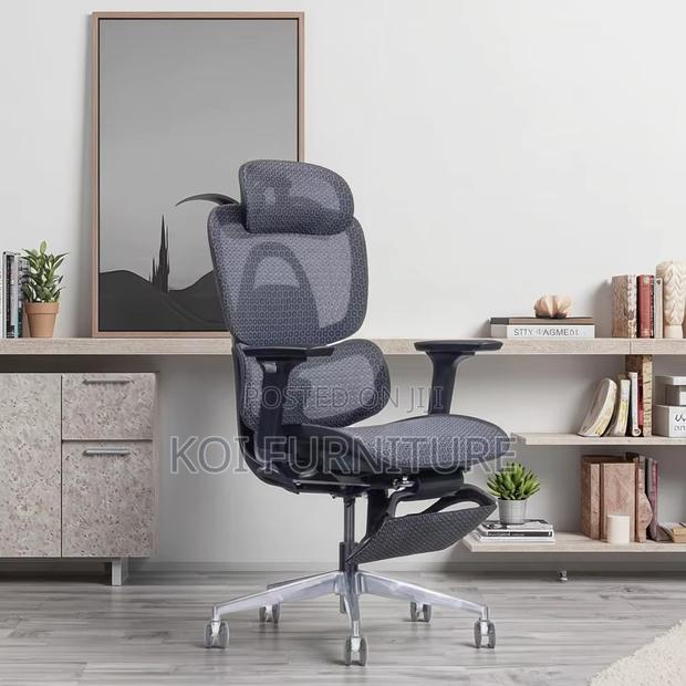Office Chairs; Mesh Fabric Ergonomic Orthopedic Executive Foot Chairs - thumbnail 4