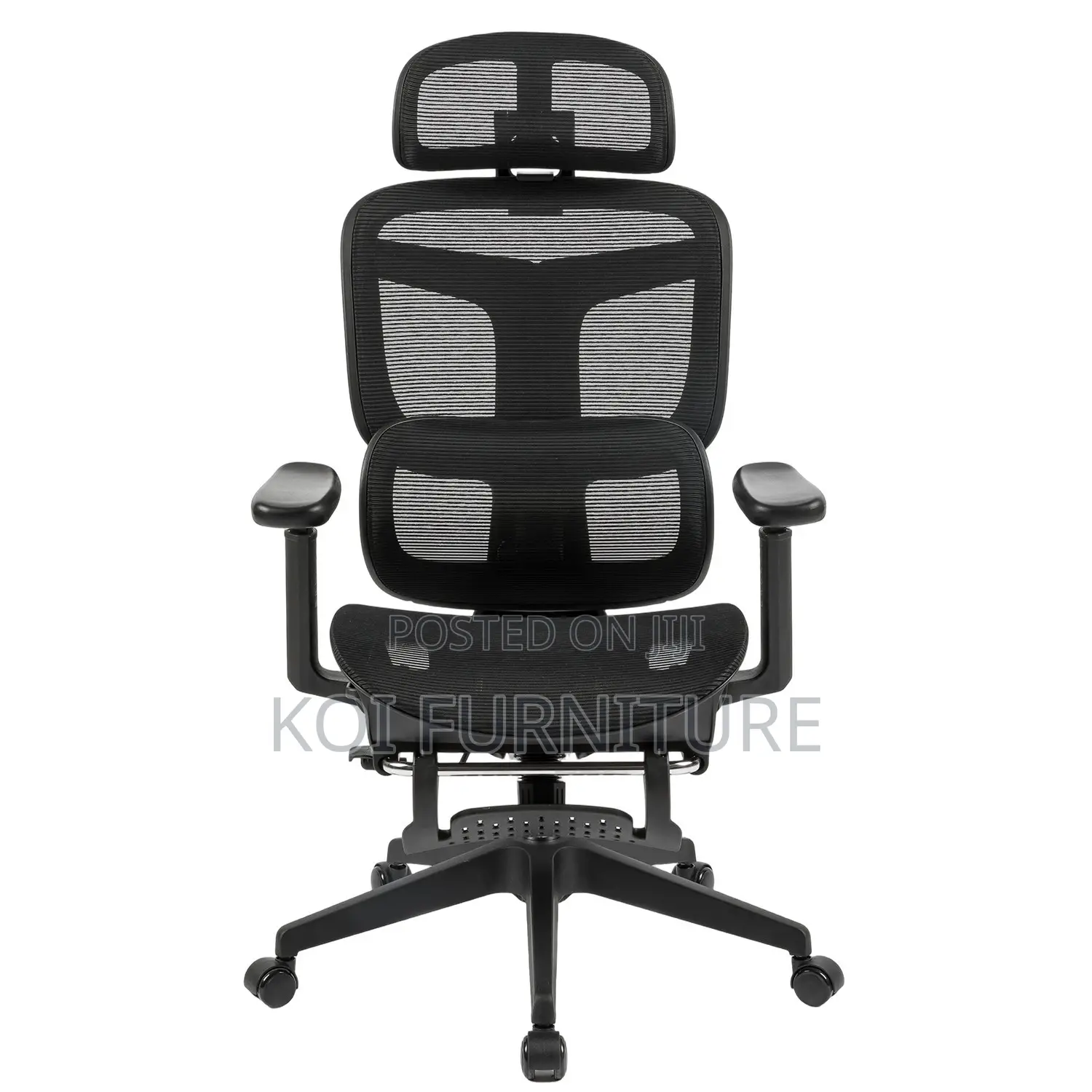 Office Chairs; Mesh Fabric Ergonomic Orthopedic Executive Foot Chairs