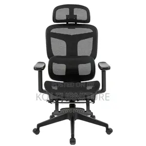 Office Chairs; Mesh Fabric Ergonomic Orthopedic Executive Foot Chairs