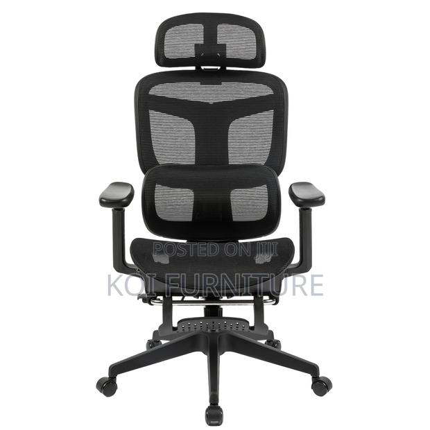 Office Chairs; Mesh Fabric Ergonomic Orthopedic Executive Foot Chairs - thumbnail 5