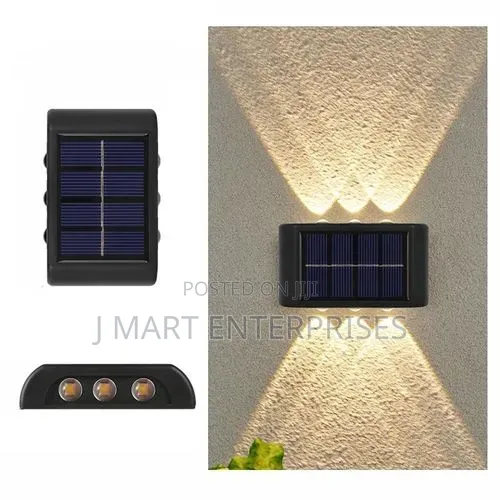 Solar Wall Lamp Outdoor Waterproof Up and Down Spotlights 2 Pack