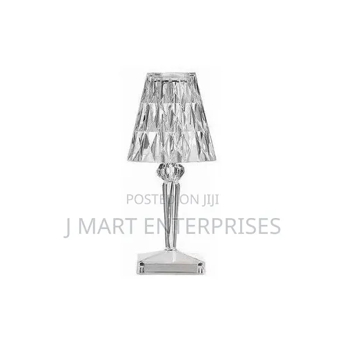 Premium Led Diamond Crystal Table Lamp – Usb Rechargeable