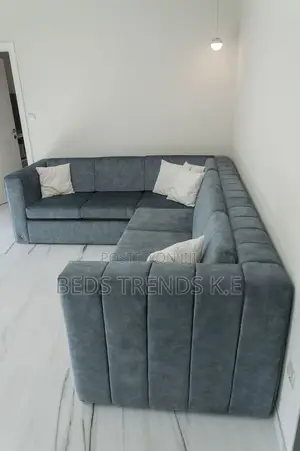 Grey Channel Sofa