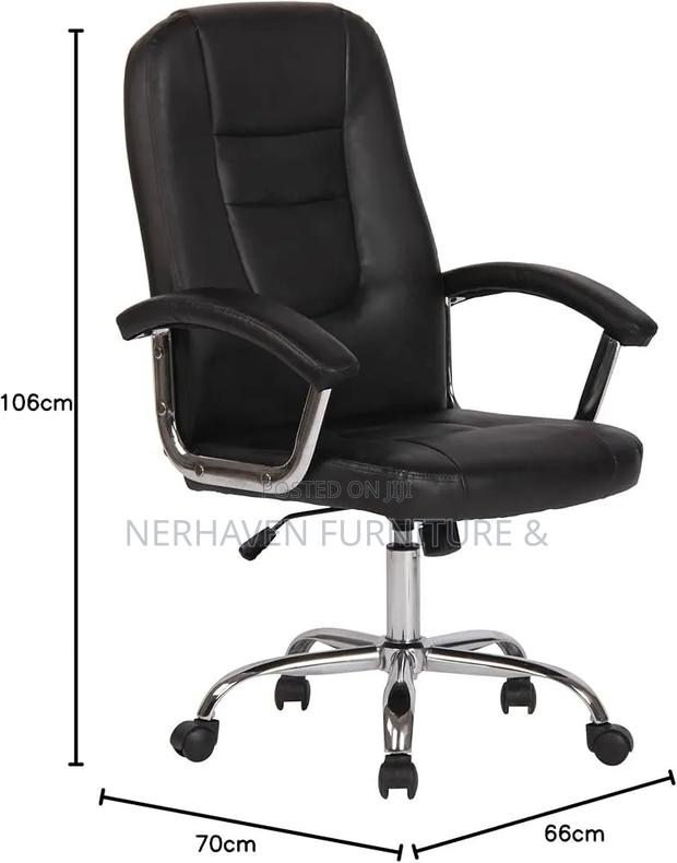 Executive Leather Office Seat – Comfortable High Back Office Chair