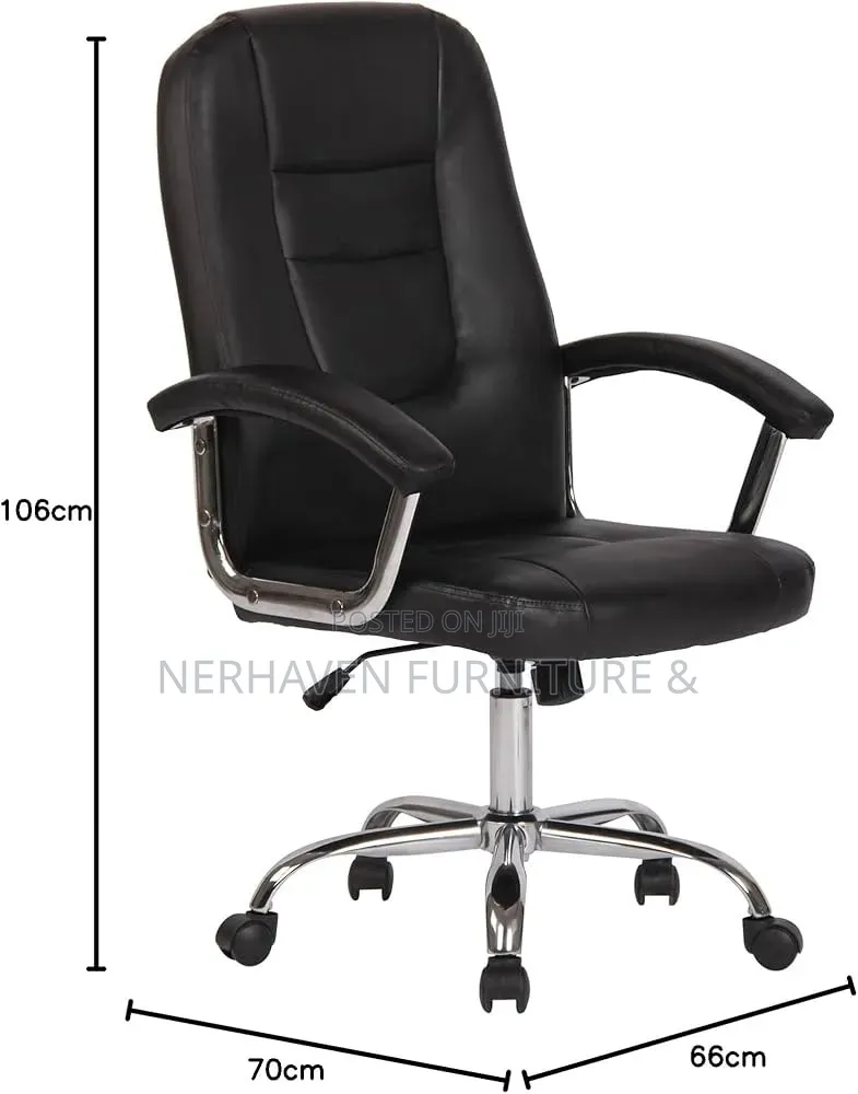 Executive Leather Office Seat – Comfortable High Back Office Chair