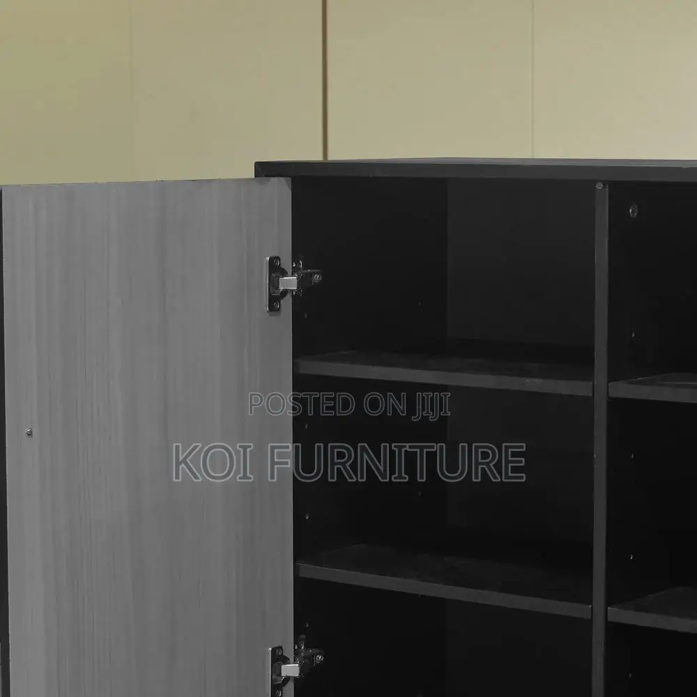 Office Cabinet; Wooden Executive 4 Doored Storage Credenza