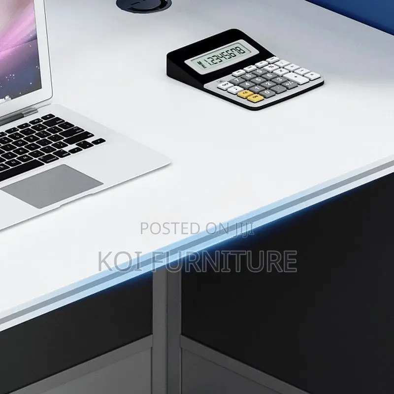 Office Workstation; Blue Four Users Cooperation Office Wokstation Desk