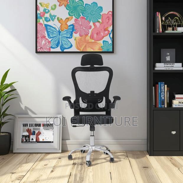 Office Chairs; High Backrest Ergonomic Chair With Full Support - thumbnail 7