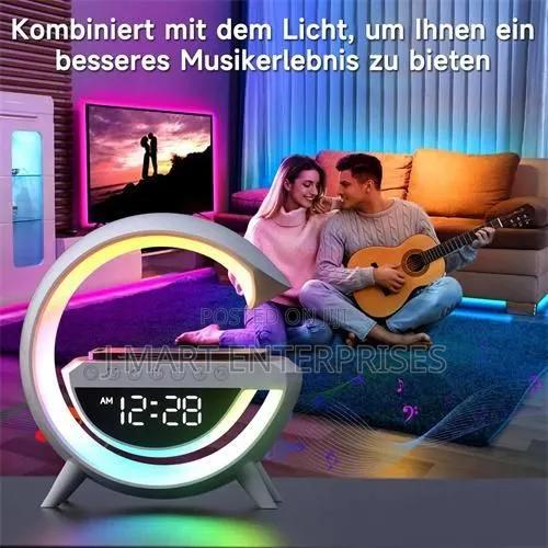 Big G Smart Night Light Wireless Bluetooth Speaker W Alarm Clock - thumbnail 4