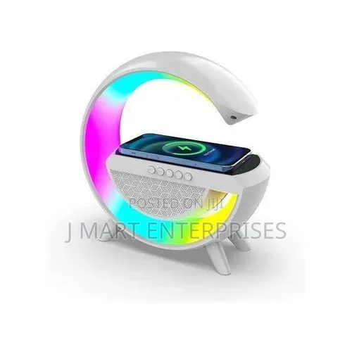 Big G Smart Night Light Wireless Bluetooth Speaker W Alarm Clock