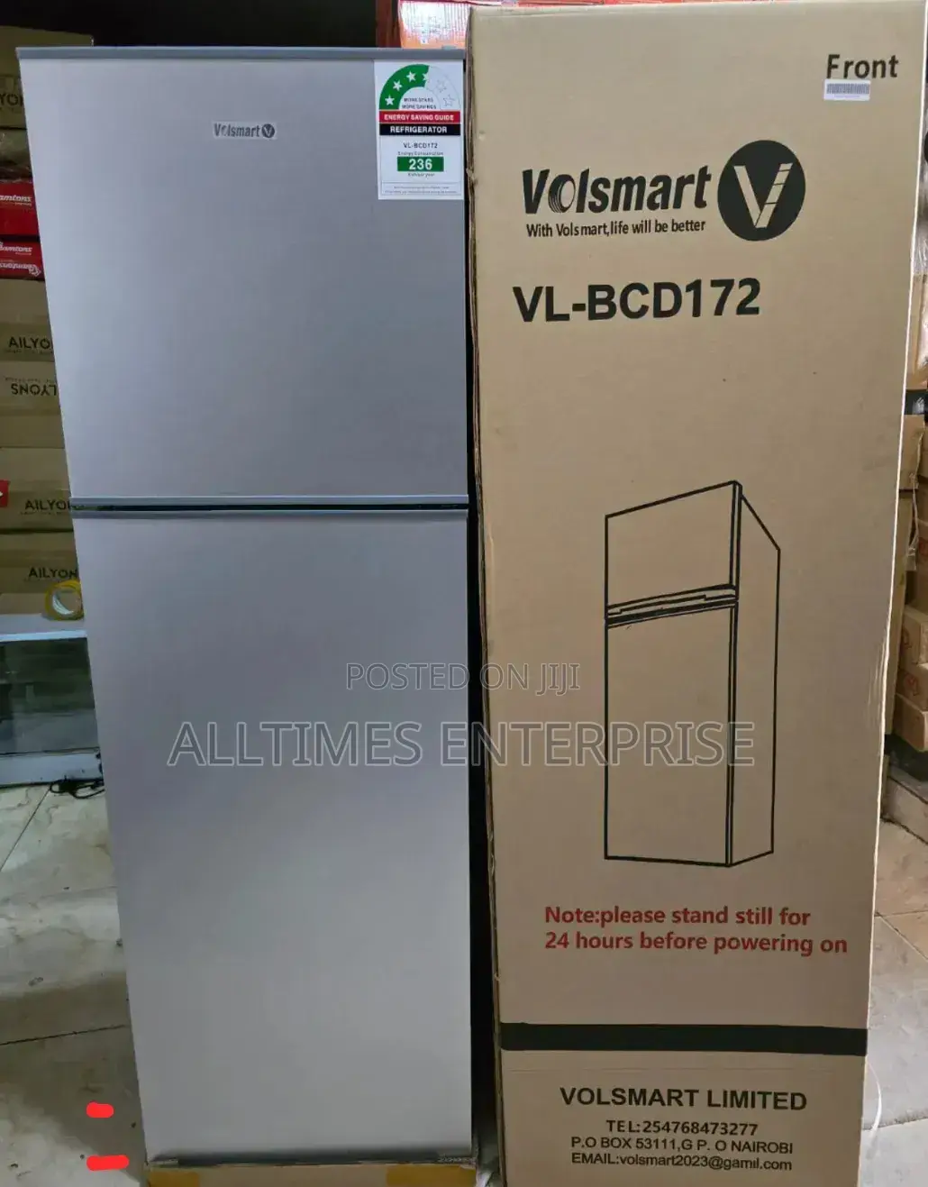 Volsmart 172litres Double Door Refrigerator