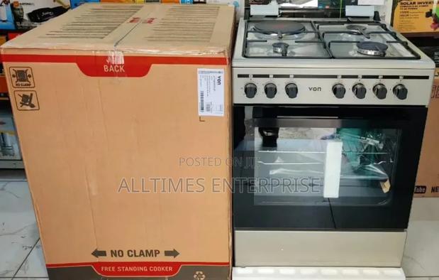 Von 60*60cm 3g+1e Standing Cooker With Electric Oven