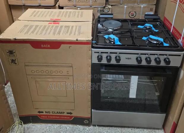 Von 60*60cm 3g+1e Standing Cooker With Electric Oven