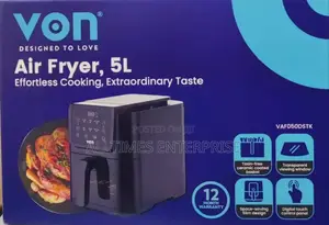 Von 5l Digital Slim Design Air Fryer
