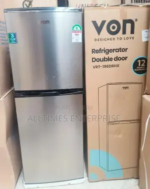 Von 195 Litres VRT-196drhx Double Door Refrigerator