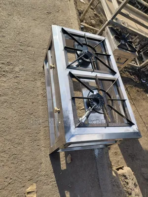 2 Burners Cooker Stainless Steel.