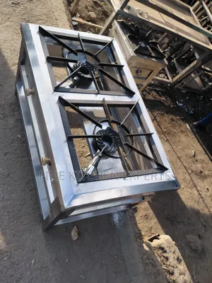 2 Burners Cooker Stainless Steel.